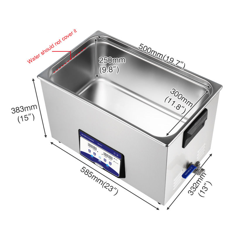 Ultrasonic Cleaning Machine - Table Top 10.0 Gallons