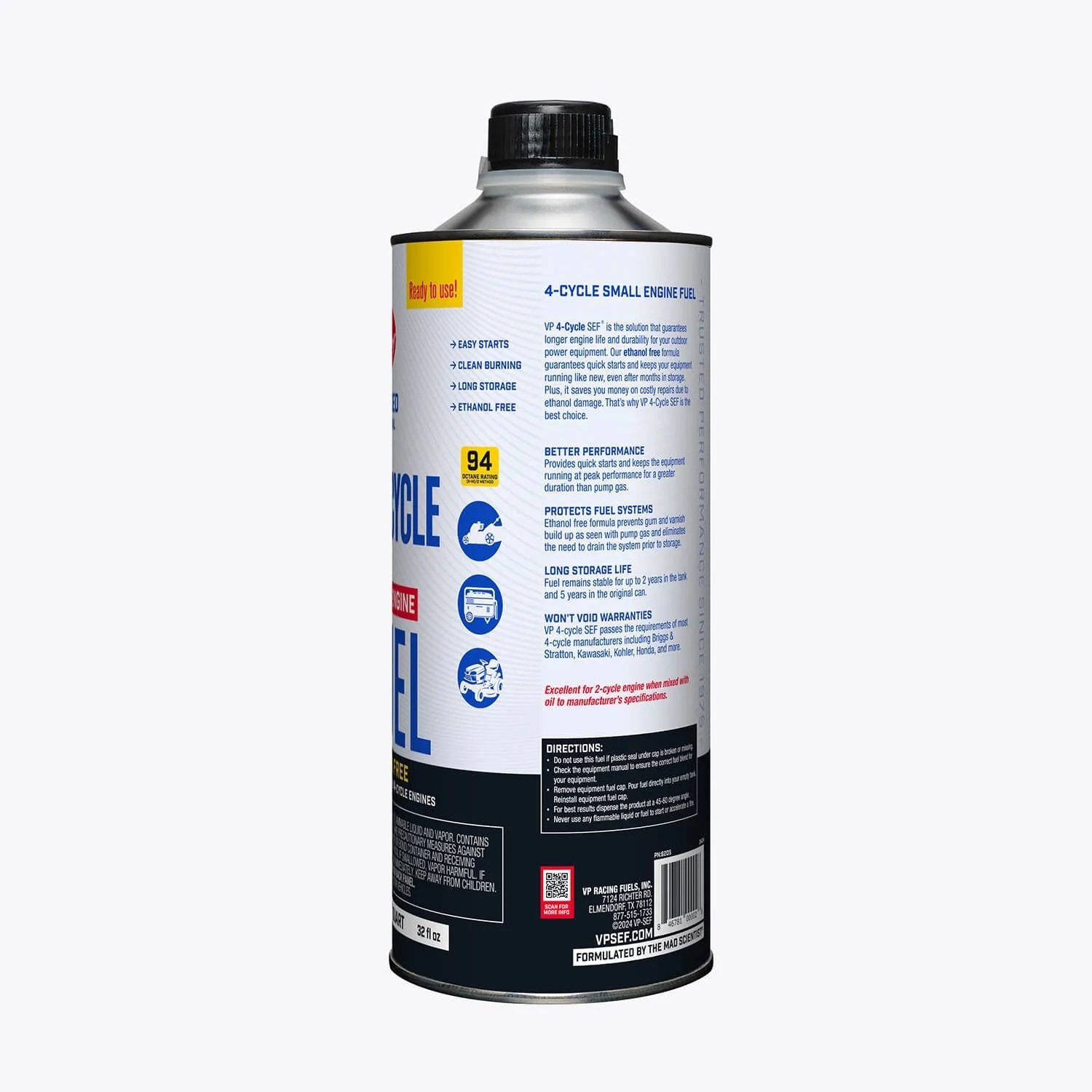 VP 4-Cycle Fuel: Ethanol-Free Small Engine Fuel-6202