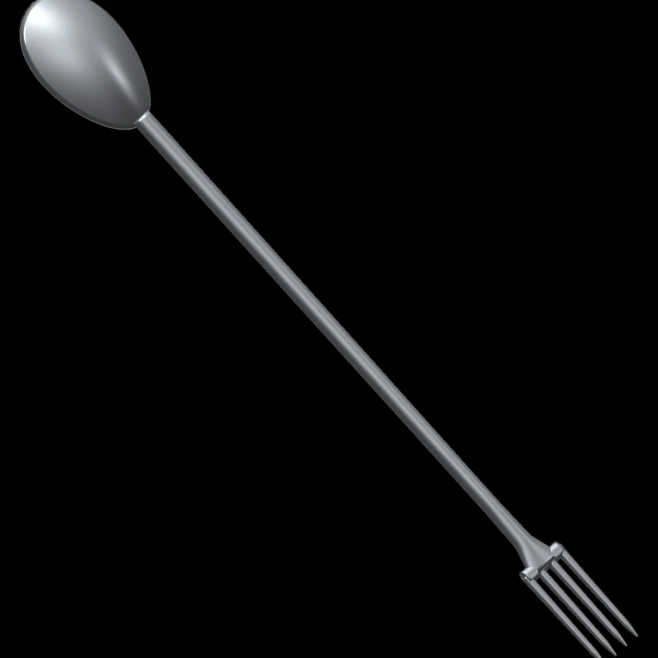 Long spoon and fork concept